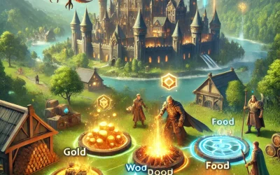 Gather and Spend Resources in Call of Dragons