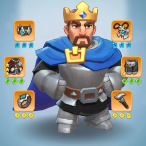 kingshot account for sale with 165M power. whale account