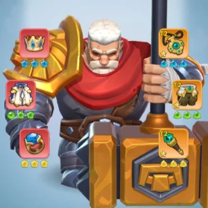 kingshot account for sale with 171M power. whale account