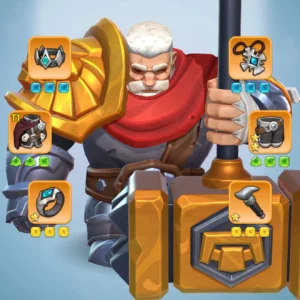 Kingshot acocunt for sale with 198M power, Top account