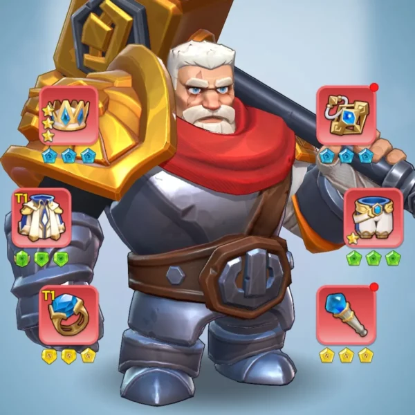 kingshot account for sale with 211M power. whale account