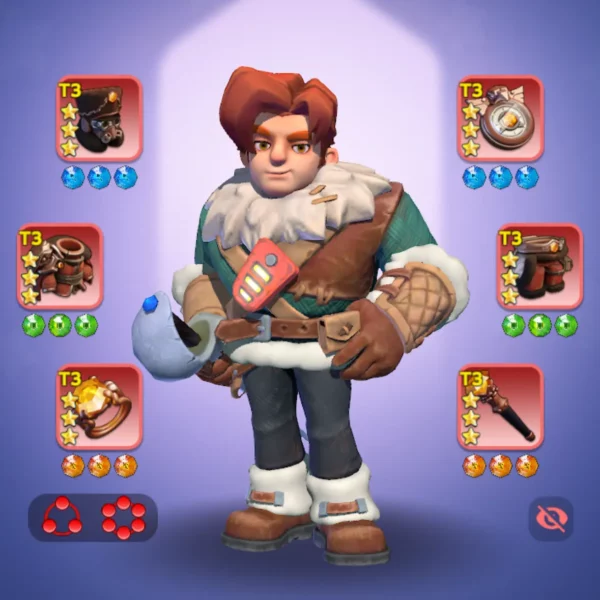 whiteout survival account for sale with 444M power, whale account