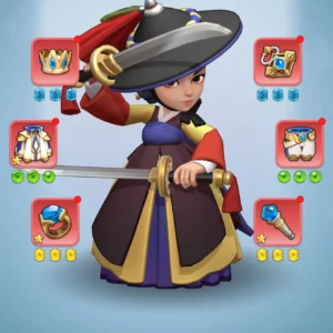 kingshot account for sale with 464M power. whale account