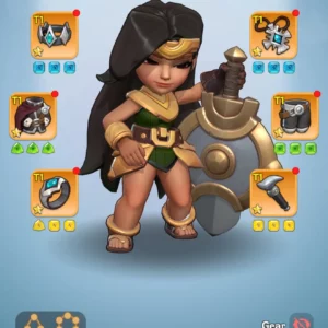 kingshot account for sale with 222M power. whale account