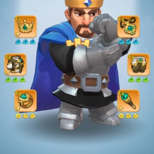 kingshot account for sale with 279M power. whale account