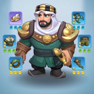 kingshot account for sale with 57M power. small account