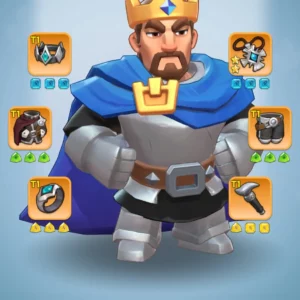 kingshot account for sale with 173M power. medium account