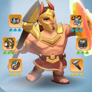 kingshot account for sale with 210M power. medium account