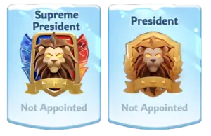 Whiteout Survival Sunfire Castle Supreme President & President
