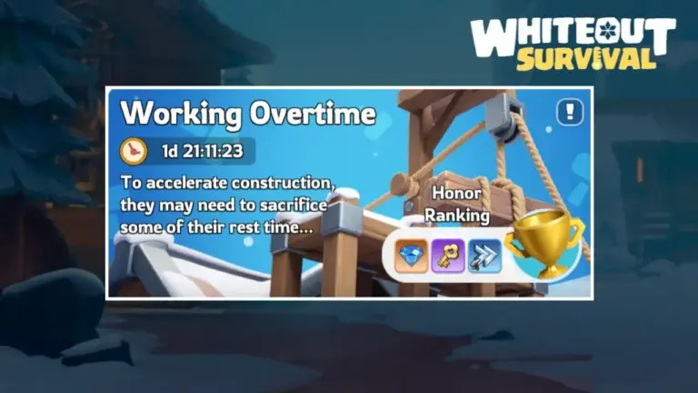 Whiteout Survival: Working Overtime Event Guide