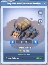 whiteout survival building tundra truck details