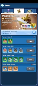 whiteout survival event develop new tech rewards