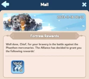 whiteout survival event fortress battle fortress reward