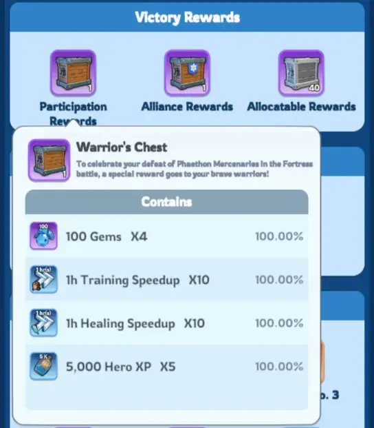 whiteout survival event fortress battle participation rewards