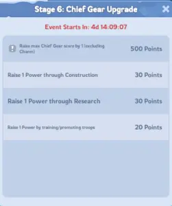 whiteout survival event hall of chief details day 6