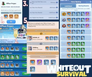 whiteout survival event officer project chief gear