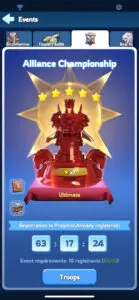 whiteout survival events alliance chanpionship troops