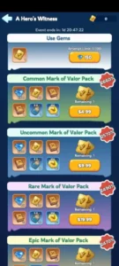 whiteout survival events hall of heroes packs