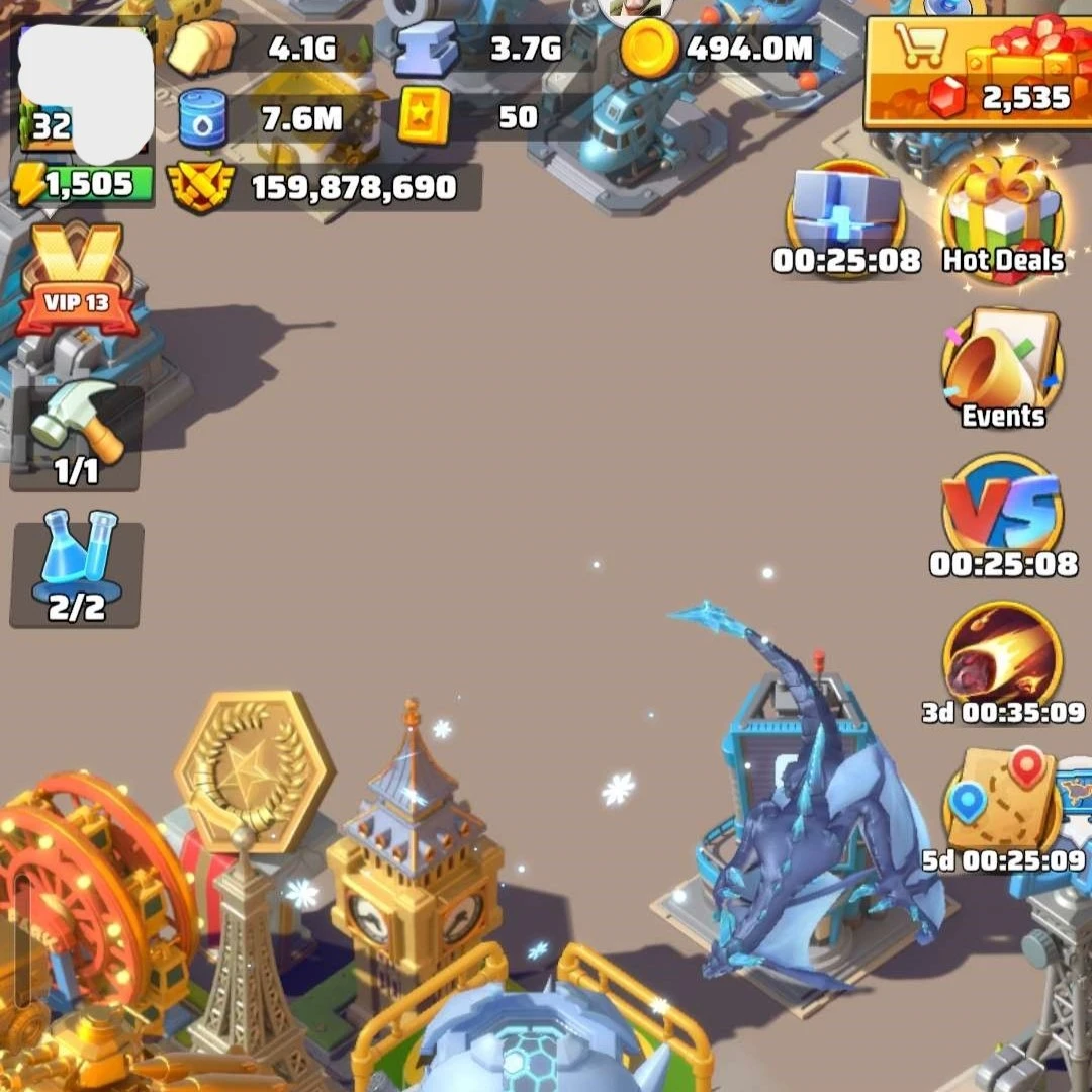 last war account for sale with 160M power, low account