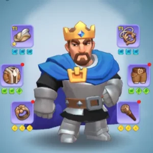 kingshot account for sale with 174M power. low account