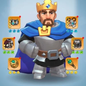 kingshot account for sale with 224M power. medium account