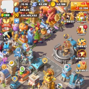 last war account for sale with 239M power, medium account