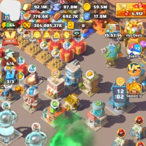 last war account for sale with 304M power. whale account