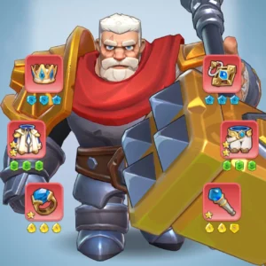 kingshot account for sale with 375M power. whale account