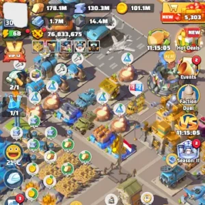 last war account for sale with 76M power, low account