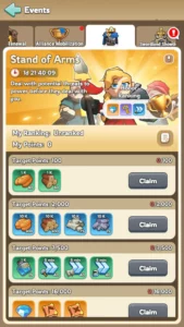 Dominate Stand of Arms Event - Guide & Tips Milestone Rewards 1