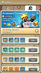 Kingshot Armament Competition Guide- Dominate & Win! Type 1 Milestone Rewards 1