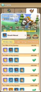 Kingshot Beast Whisperer Event Guide- Tasks & Rewards Chest Reward 1