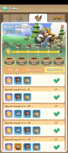 Kingshot Beast Whisperer Event Guide- Tasks & Rewards Day 1 Tasks 3