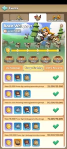 Kingshot Beast Whisperer Event Guide- Tasks & Rewards Day 5 Tasks 2