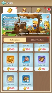 Kingshot Champagne Fair Guide- Maximize Rewards & Dominate Redemption Tab 1