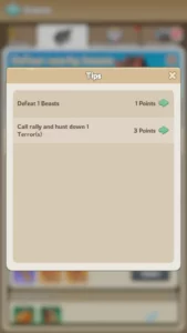 Kingshot Dominate Defeat Nearby Beasts Event Tasks