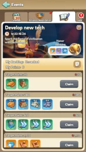 Kingshot Dominate Develop New Tech Event - Heaven Guardian Milestone Rewards 1