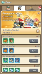 Kingshot Dominate Grow Your Heroes Event - Tips & Rewards Milestone Rewards 1