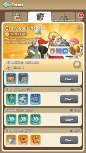 Kingshot Dominate Grow Your Heroes Event - Tips & Rewards Milestone Rewards 2