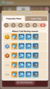 Kingshot Dominate Kingdom of Power (KvK) Event Guide Alliance Total Ranking Rewards 1