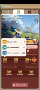 Kingshot Dominate Kingdom of Power (KvK) Event Guide Battle Phase Milestone Rewards 1