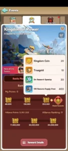Kingshot Dominate Kingdom of Power (KvK) Event Guide Battle Phase Milestone Rewards 3