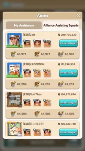 Kingshot Dominate the Merchant Empire Event Assisting Squad