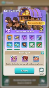 Kingshot Dominate the Merchant Empire Event Caravan Rarity 2