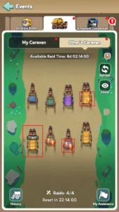 Kingshot Dominate the Merchant Empire Event Raiding Caravan 3