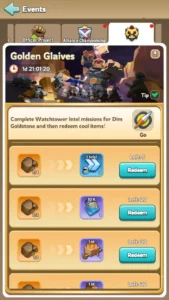 Kingshot Golden Glaives Event Guide- Maximize Rewards! Event Page