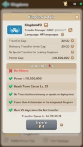 Kingshot Kingdom Transfer Guide Dominate New Lands Requirement to Transfer