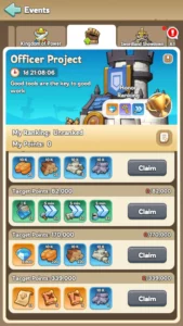 Kingshot Officer Project Guide- Dominate the Event! Type 2 Charm Design Milestone Rewards 2