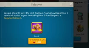 Rise of Kingdoms Beginner's Guide to Domination How to Teleport