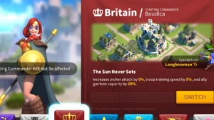 Rise of Kingdoms Best Civilization Tier List Britain